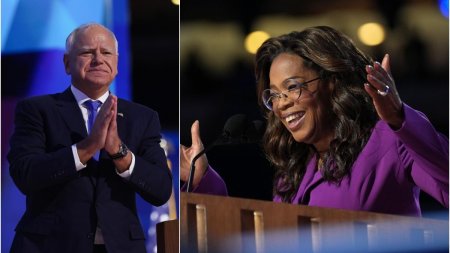 Tim Walz a acceptat nominalizarea Democratilor in functia de vicepresedinte al SUA. <span style='background:#EDF514'>OPRAH</span> ii indeamna pe americani sa aleaga onoarea