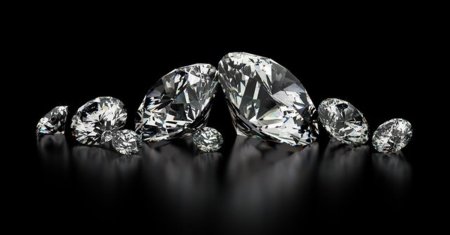 Un diamant de dimensiuni 