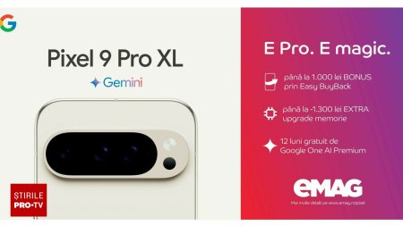 (P) Magie in fiecare fotografie: mult asteptatul Google Pixel 9 cu functiile AI Gemini este disponibil acum pe eMAG