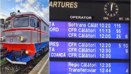 CFR anunta intarzieri de pana la doua ore pentru mai multe trenuri de calatori. Rutele care sunt afectate