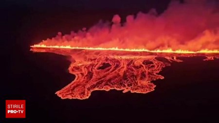 Un vulcan din Islanda a erupt pentru a sasea oara in doar cateva luni. Autoritatile au inchis mai multe drumuri