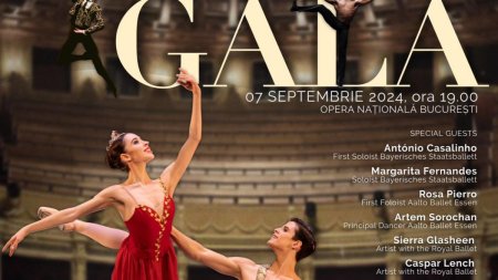 STARS BALLET GALA aduce stele ale baletului international pe 7 septembrie la Opera Nationala Bucuresti