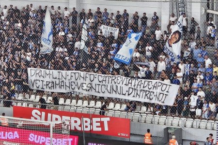 Moment de reculegere la derby! Fanii Universitatii Craiova, mesaj emotionant pentru regretatul Victor Fonfo Niculescu: Vesnic unul dintre noi