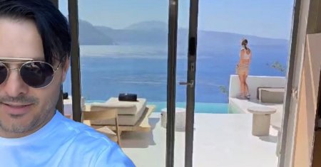 Liviu Varciu si Anda, tratati regeste in luna de miere! Cat au putut sa plateasca pentru trei nopti in resortul din Santorini? Primele imagini exclusive din vacanta de lux