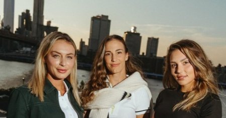 Ana Bogdan si Jaqueline Cristian, la petrecere cu Djokovic si <span style='background:#EDF514'>DIMITROV</span>. Cele doua jucatoare de tenis au facut furori la New York