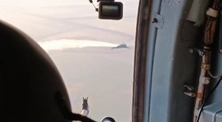 Video cu vanatoarea din elicopter a unei drone rusesti Shahed care fusese lansata spre Ucraina cu 180 km/h si a fost doborata in 10 secunde