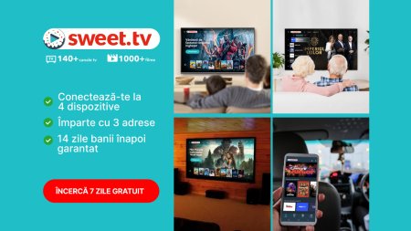 Un abonament, trei adrese, patru dispozitive - cum sa economisesti la abonamentul TV cu SWEET.TV?