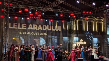 Mii de spectatori i-au aplaudat pe Valentina Nafornita, Ruxandra Donose, Ramón Vargas si Leontina Vaduva in concertul final al International Salbek Opera Masterclass si al Zilelor Aradului