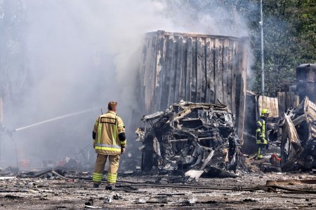 Rusia bombardeaza din nou Ucraina cu rachete si drone. Cel putin cinci morti