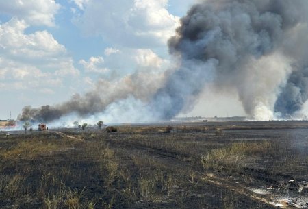 Nou incendiu la depozitul de gunoi de la Sintesti-Vidra: 