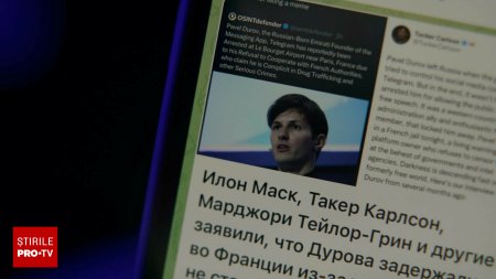 Presedintele Dumei de Stat rusesti: SUA se afla in spatele arestarii lui Pavel Durov, 