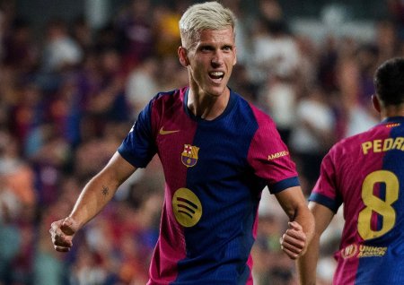 Dani Olmo marcheaza la debut si aduce pentru Barcelona