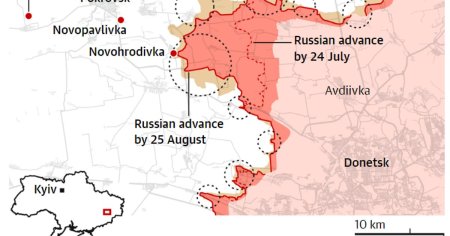 Situatie disperata in est pe masura ce rusii se apropie de cel mai sigur oras din Donbas: 