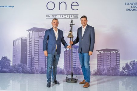 Bursa. Dezvoltatorul imobiliar One United Properties a inregistrat in primul semestru o cifra de afaceri consolidata de 699 mil. lei, in scadere cu 17%, si un profit net de 228 mil. lei, in crestere cu 5%