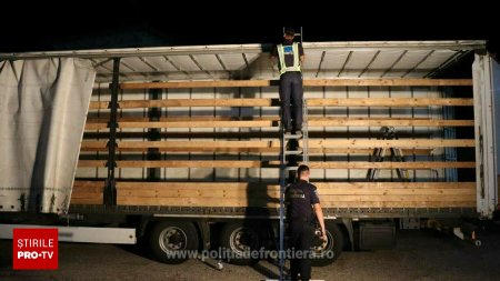 Politistii din Dolj au vazut un TIR intr-o parcare si l-au controlat. Au facut o descoperire de peste un milion de lei | FOTO