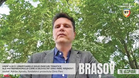 Brasov te inspira!, un proiect ZF sustinut de Banca Transilvania. Adrian Apostu, Dino Parc: Avem in proiectare doua noi parcuri - unul in judetul Covasna, langa Sf. Gheorghe, iar celalalt langa Bucuresti. Investitia pentru ambele proiecte va fi de aproximativ 15 mil. euro