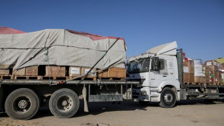 Revolta la ONU dupa ce un vehicul umanitar a fost lovit de israelieni. Transportul alimentelor pentru Gaza a fost suspendat