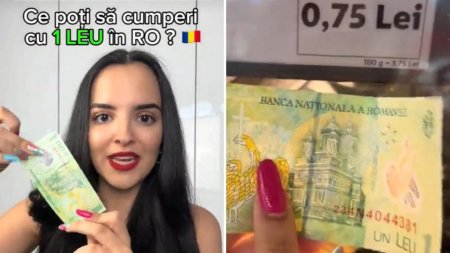 Ce mai poti sa cumperi azi cu 1 leu? Experimentul facut de o tanara | VIDEO