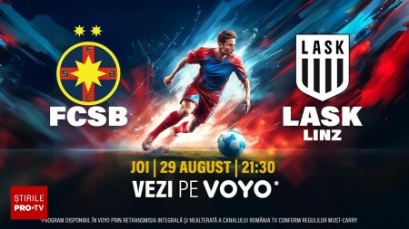 LIVE TEXT | FCSB - LASK Linz, in play-off-ul Europa League. Trecerea in etapa urmatoare se decide pe Ghencea