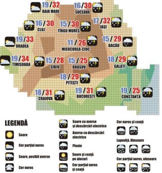 PROGNOZA METEO (30.08.2024 - 31.08.2024)