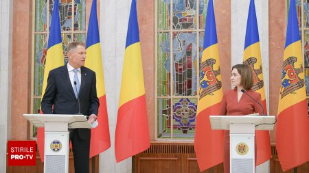 Klaus Iohannis, vizita de stat in Republica Moldova. Presedintele va semna un acord de cooperare cu Maia Sandu