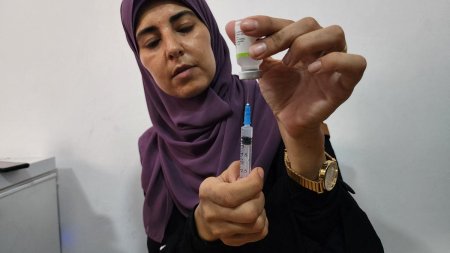 Israelul este de acord sa intrerupa luptele din Gaza pentru vaccinarea copiilor impotriva polio<span style='background:#EDF514'>MIEL</span>itei