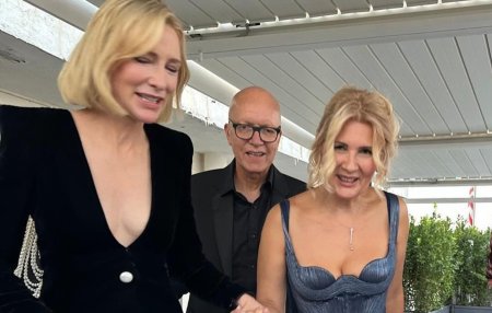 <span style='background:#EDF514'>ALESSANDRA</span> Stoicescu, de mana cu Cate Blanchett la Festivalul de Film de la Venetia. Actrita a vorbit cu prezentatoarea: Multumesc pentru magie