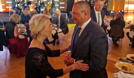 Nicolae Ciuca participa la Forumul GLOBSEC din Praga. Imagini inedite cu presedintele Senatului si Ursula von der Leyen