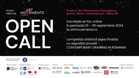 Sesiunea de inscriere la Premiul Art Movements Foundation pentru Desen Contemporan, editia a II-a este deschisa in perioada 1 - 30 septembrie 2024