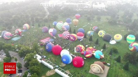 Spectacol pe cer in statul american Idaho. Zeci de <span style='background:#EDF514'>BALOANE</span> cu aer cald participa la unul dintre cele mai mari festivaluri