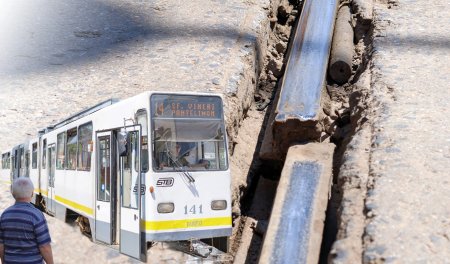 Dezastrul sinelor de tramvai din Bucuresti: 