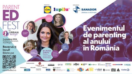 Cum  iti intelegi mai bine copilul? Invata de la cei mai mari specialisti globali in parenting, la ParentED Fest, pe 3 octombrie!