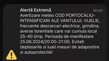 Mesajele Ro-Alert ar putea fi transmise si pe televizor, SMS si e-mail. Sunete noi in functie de gravitate