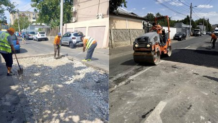 Lucrari finalizate pe Strada Erie Eroul: Carosabilul din Sectorul 5, readus la starea initiala