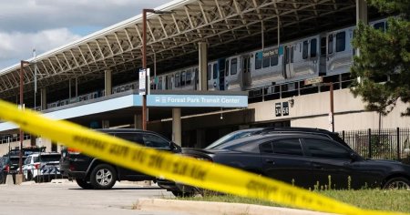 Atac mortal in tren. Patru calatori au fost impuscati la periferia orasului Chicago