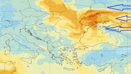 Un val de praf din <span style='background:#EDF514'>TURKMENISTAN</span> va traversa Romania