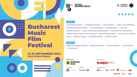 O noua editie Bucharest Music Film Festival Revine in centrul orasului: 9 zile de concerte, sute de artisti si proiectii de film in Piata George Enescu din Capitala