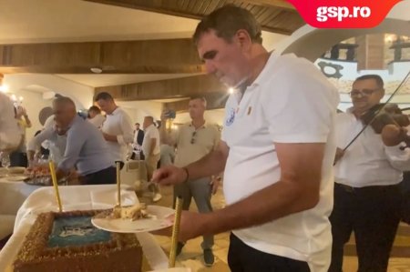 Unu-i Gica Hagi! » Imagini FABULOASE de la petrecerea organizata de Hagi dupa inaugurarea investitiei de 8 milioane de euro! Stere Halep, SHOW pe muzica machedoneasca