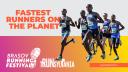 Medaliatul olimpic la Paris 2024, Ronald Kwemoi, si campionul en-titre, Weldon Langat, la startul cursei tRUNsylvania International 10K