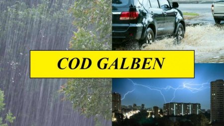 Alerta ANM! Cod galben de ploi in mai multe orase. Ce avertizari au emis meteorologii pentru astazi