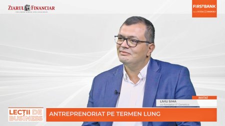 ZF/First Bank Lectii de Business. Liviu Sima, cofondator IT Genetics: Trebuie sa pui continuitatea deasupra oportunitatilor de moment. Cele mai mari companii au o gandire pe termen foarte lung. Nu exista corelatia te faci antreprenor, te imbogatesti