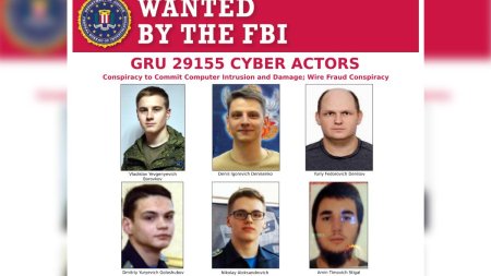 FBI cauta 5 agenti ai serviciilor militare ruse, acuzati de SUA pentru atacuri cibernetice masive asupra Ucrainei si tarilor NATO