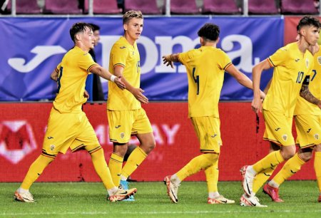 Romania U21 - Muntenegru U21, in preliminariile pentru EURO 2025 » Primul 11 gandit de Daniel Pancu