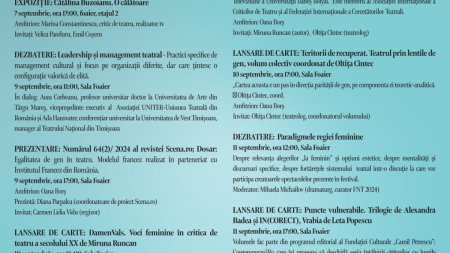 Teatrul National Iasi lanseaza Festivalul de regie Catalina Buzoianu - teatru la puterea feminin