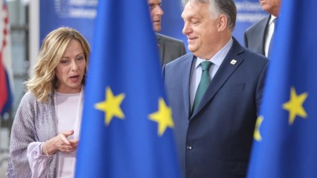 Tot mai izolat in UE, Viktor Orban o lin<span style='background:#EDF514'>GUSE</span>ste pe Giorgia Meloni: Nu e doar o colega, e sora mea crestina