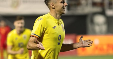 Romania U21 a invins la limita Muntenegru. Echipa lui Pancu este lider provizoriu in grupa