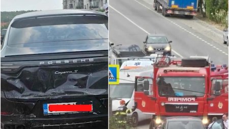 Senator PNL, implicat intr-un accident in Gorj, dupa ce s-a ciocnit cu o duba