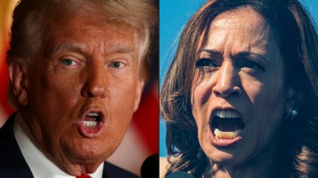 Kamala Harris si Donald Trump se intalnesc pentru prima oara fata in <span style='background:#EDF514'>FATA DE LA</span> dezbaterea prezidentiala de marti