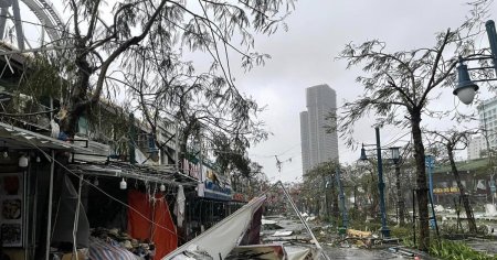 Taifunul Yagi a facut 35 de morti in Vietnam, iar 24 de persoane sunt date <span style='background:#EDF514'>DISPARUTE</span>. Infrastructura este grav afectata