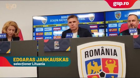 Edgaras Jankauskas, selectionerul Lituaniei, vorbeste despre calitatea meciului: Romania are o echipa puternica si nu are nevoie de ajutor colateral